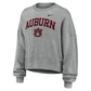 Women's Grey Auburn Arch Crewneck