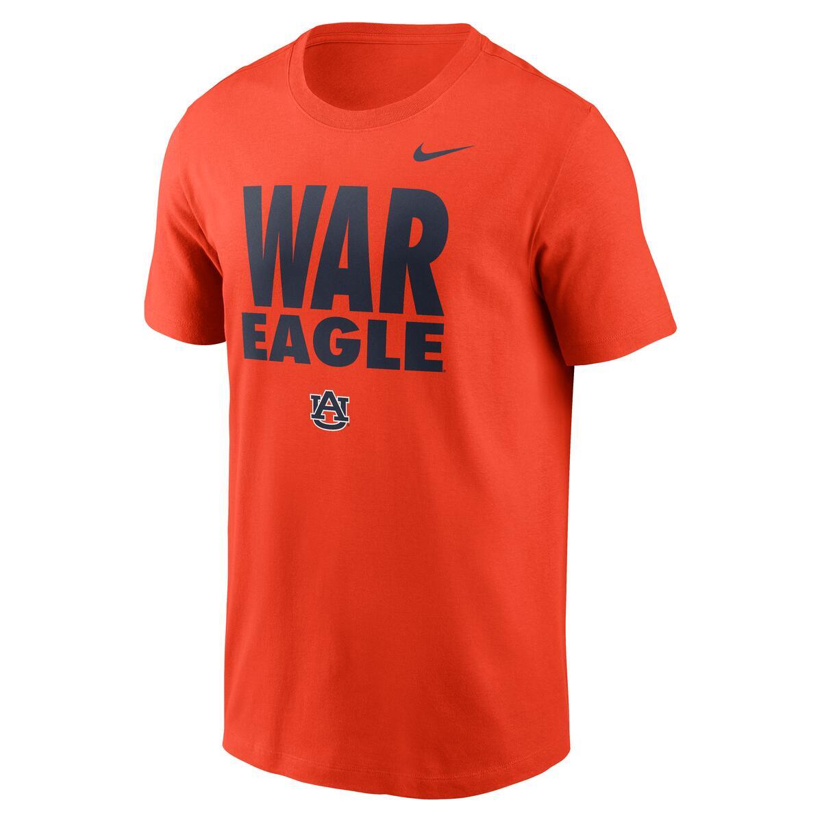 Auburn Orange Nike War Eagle Tee