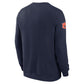 Auburn Navy Longsleeve Wordmark Crewneck