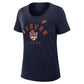 Women's Auburn Navy Nike Legacy Arch Tee