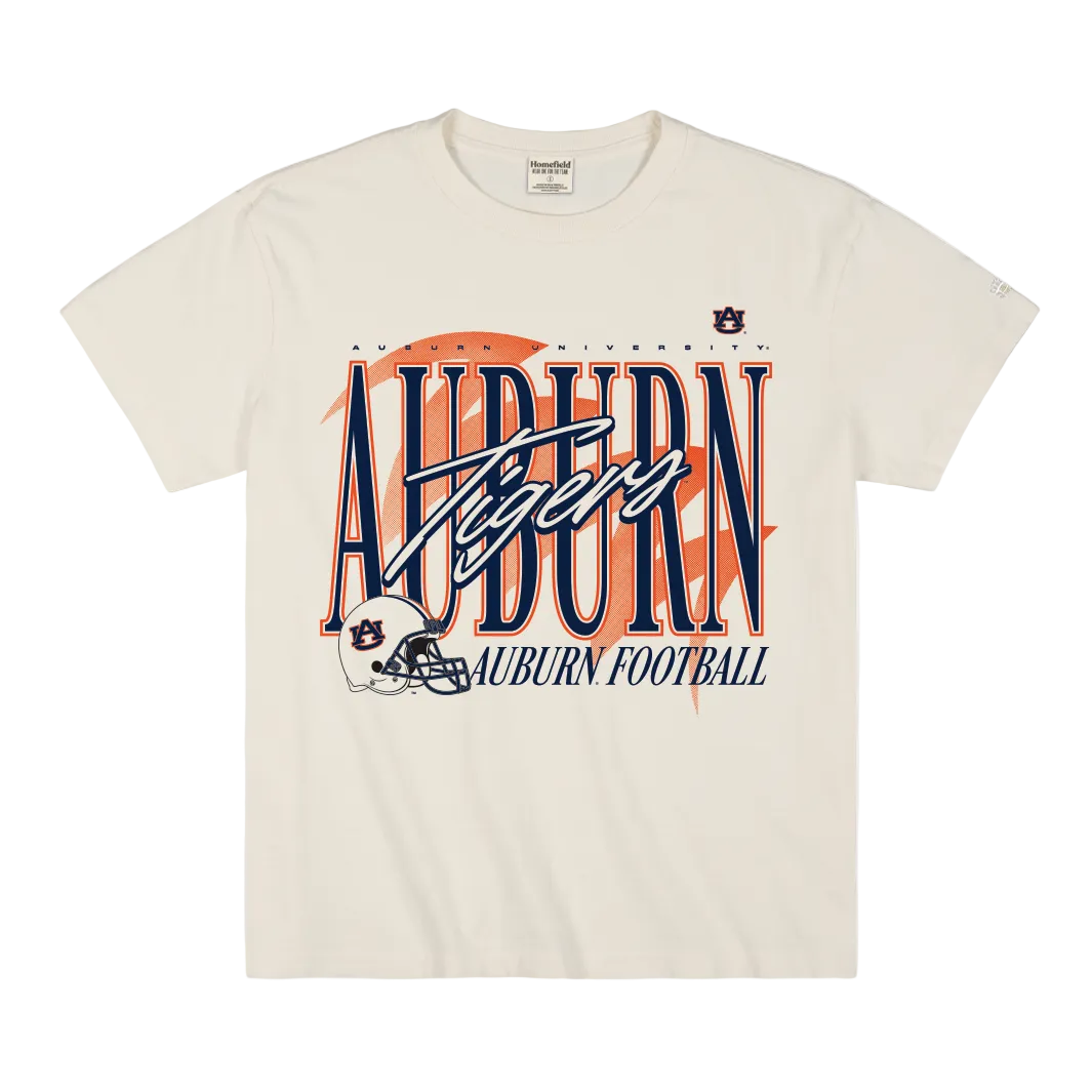 Auburn Tigers Vintage Football Heavyweight Tee