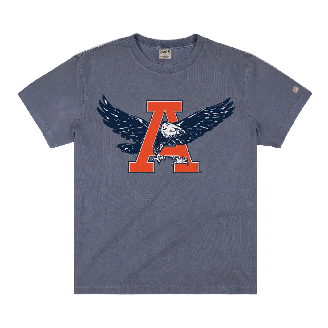Navy Block A War Eagle Heavyweight Tee
