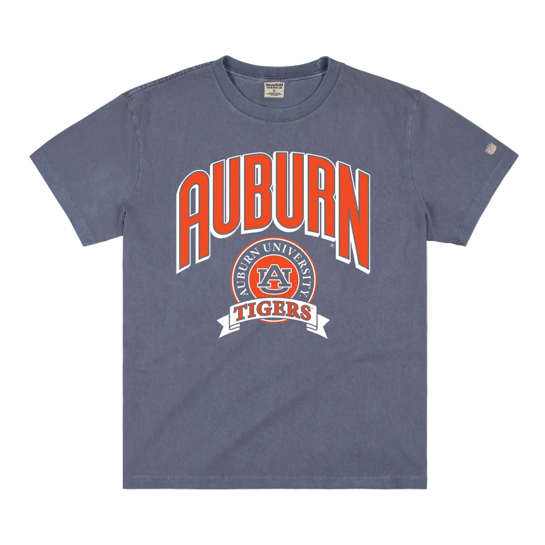 Navy Auburn University Heavyweight Tee