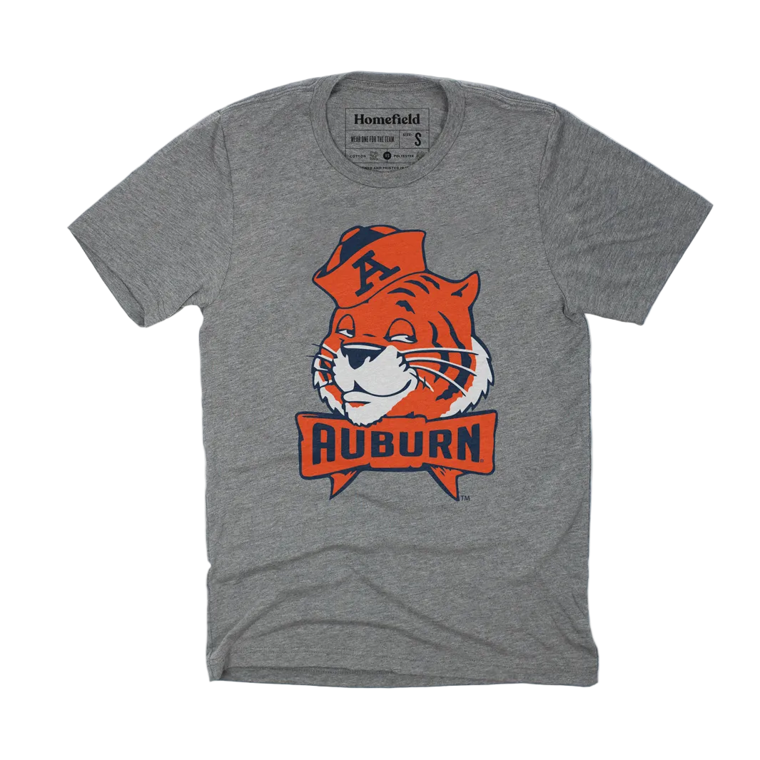 Grey Auburn Sailor Tiger Tee