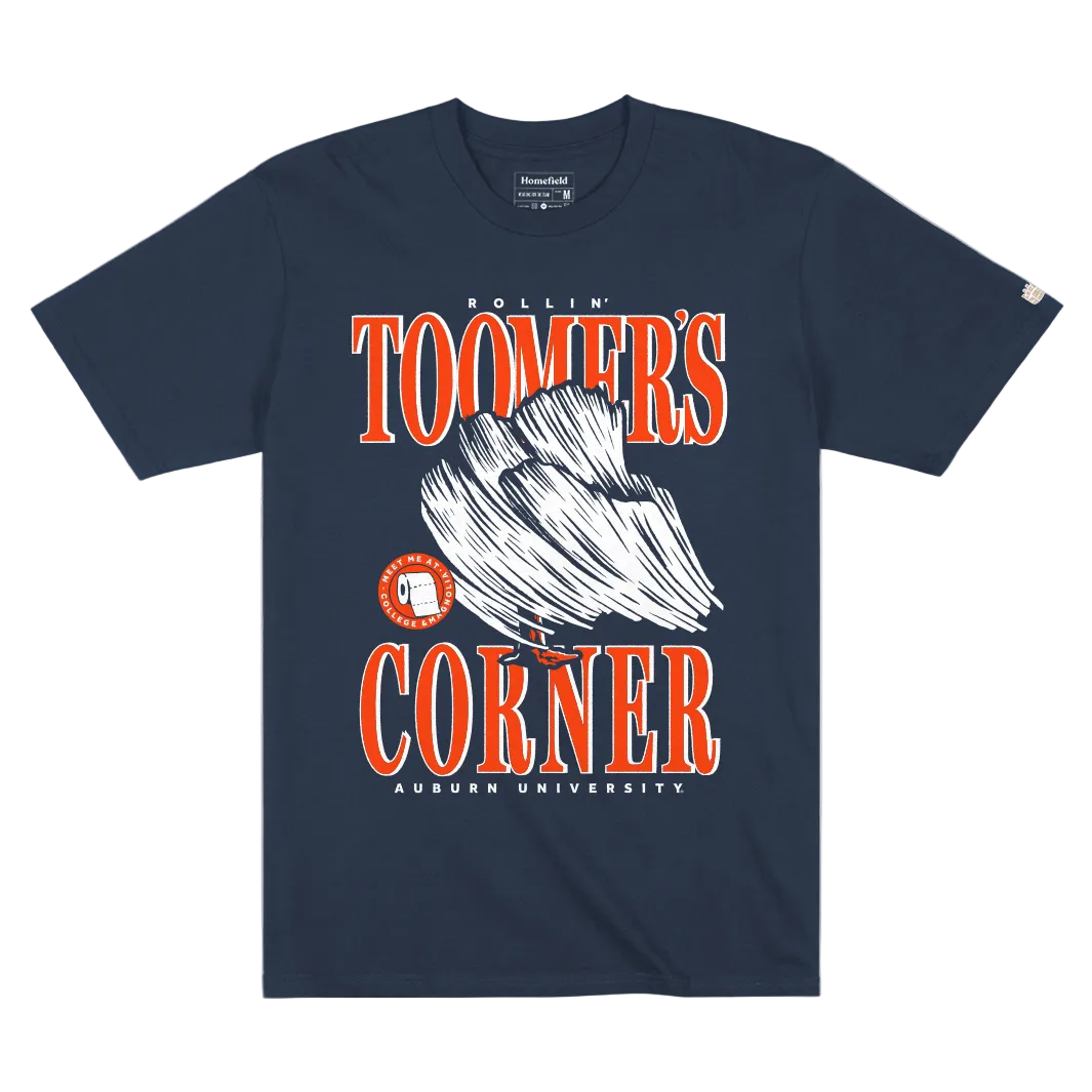 Auburn Navy Toomer's Corner Tee