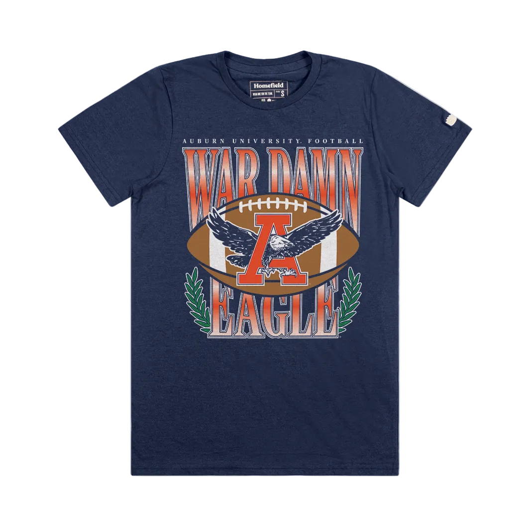 Auburn Navy "War Damn Eagle" Tee