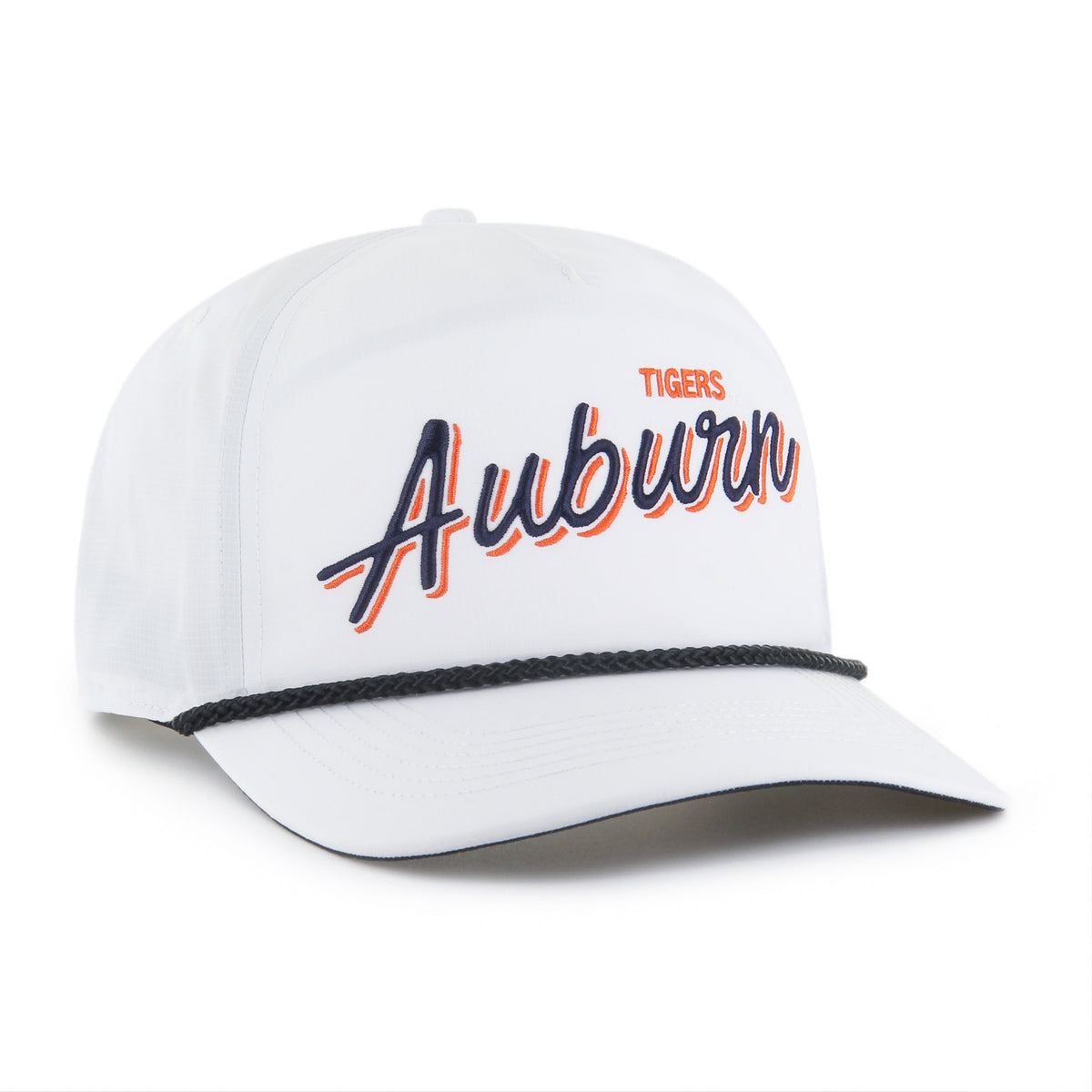 Auburn White Fairway Rope Hitch Hat