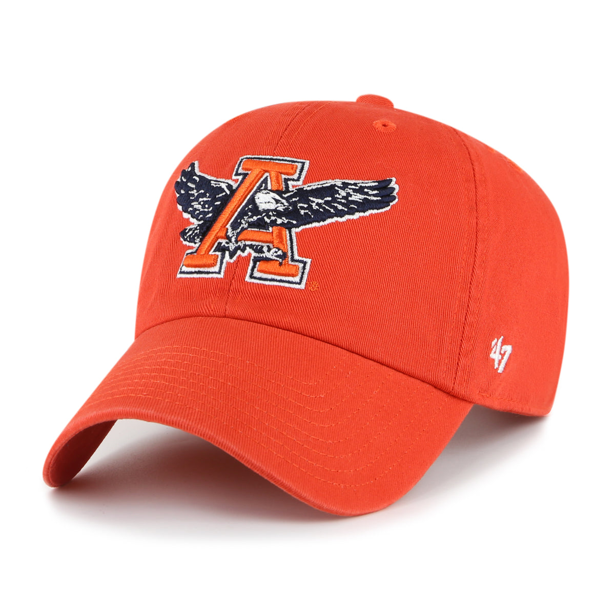 Auburn Orange Bookstore Vintage Eagle Clean Up Hat