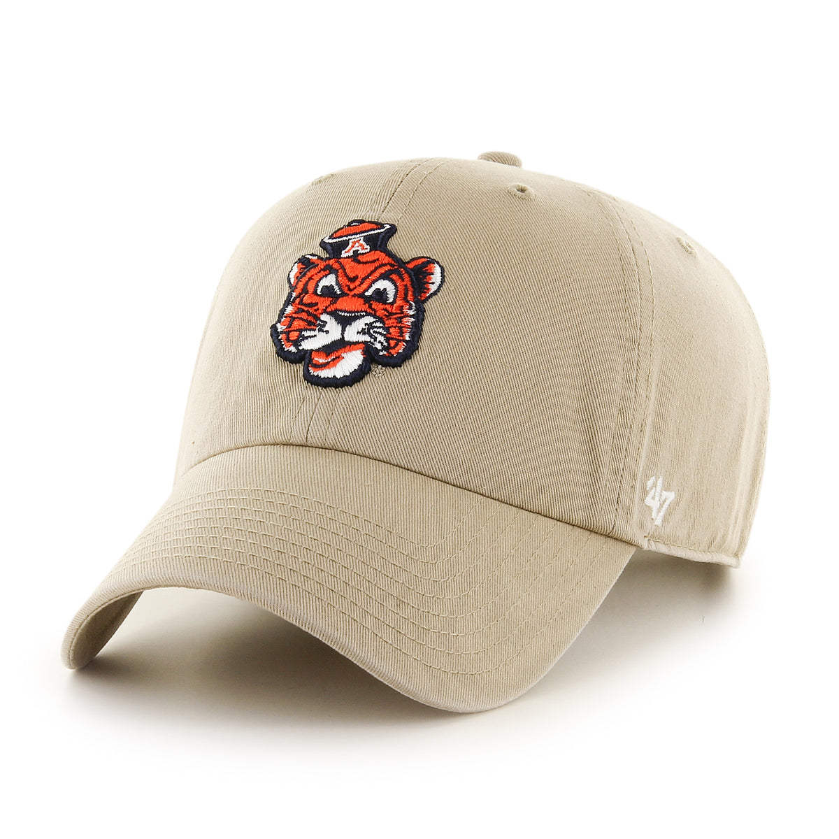 Auburn Khaki Bookstore Vintage Tiger Clean Up Hat