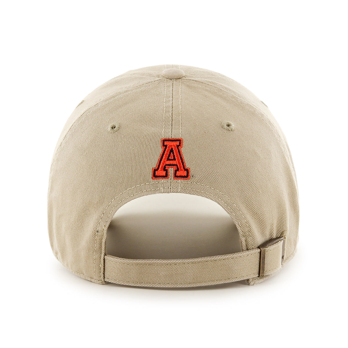 Auburn Khaki Vintage Eagle Clean Up Hat