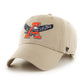 Auburn Khaki Vintage Eagle Clean Up Hat