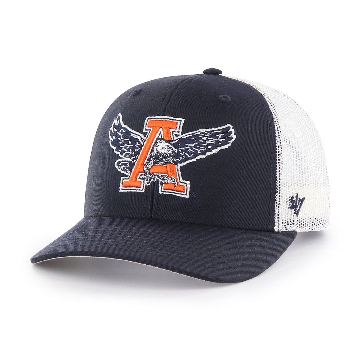 Auburn Navy Bookstore Vintage Eagle Trucker Hat