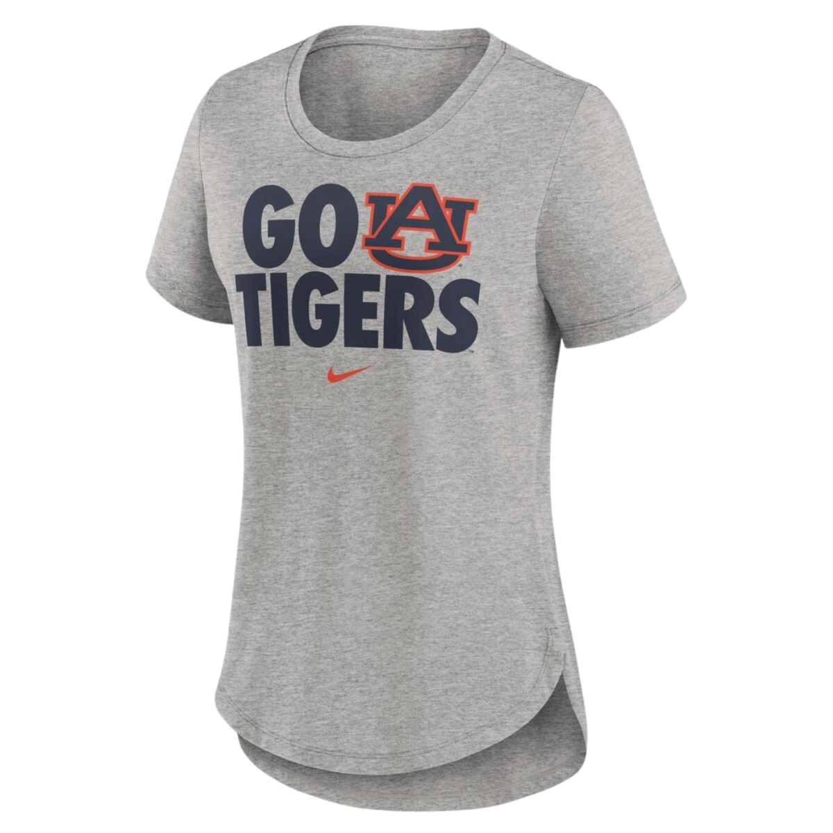 Women's Auburn Gray Nike Go Tigers Local Tee