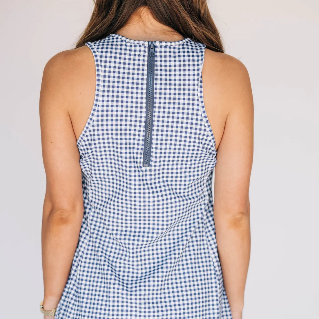 Women's Auburn Gingham War Eagle Grace Dress
