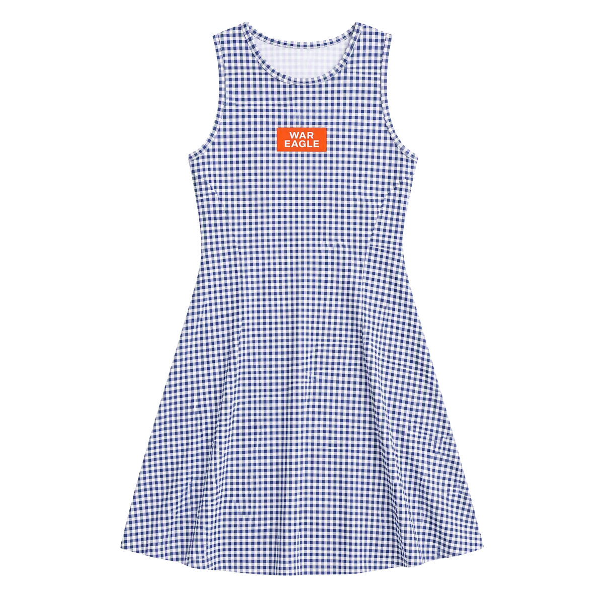 Women's Auburn Gingham War Eagle Grace Dress