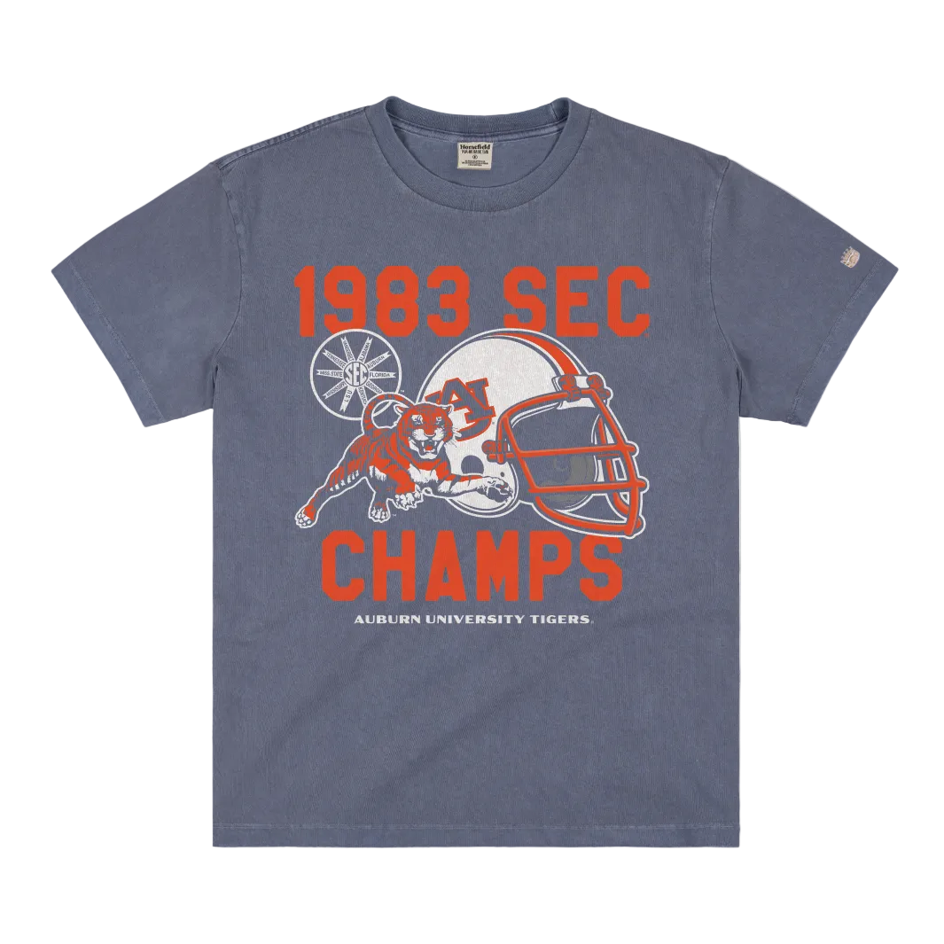 Vintage Auburn Navy 1983 SEC Champs Tee