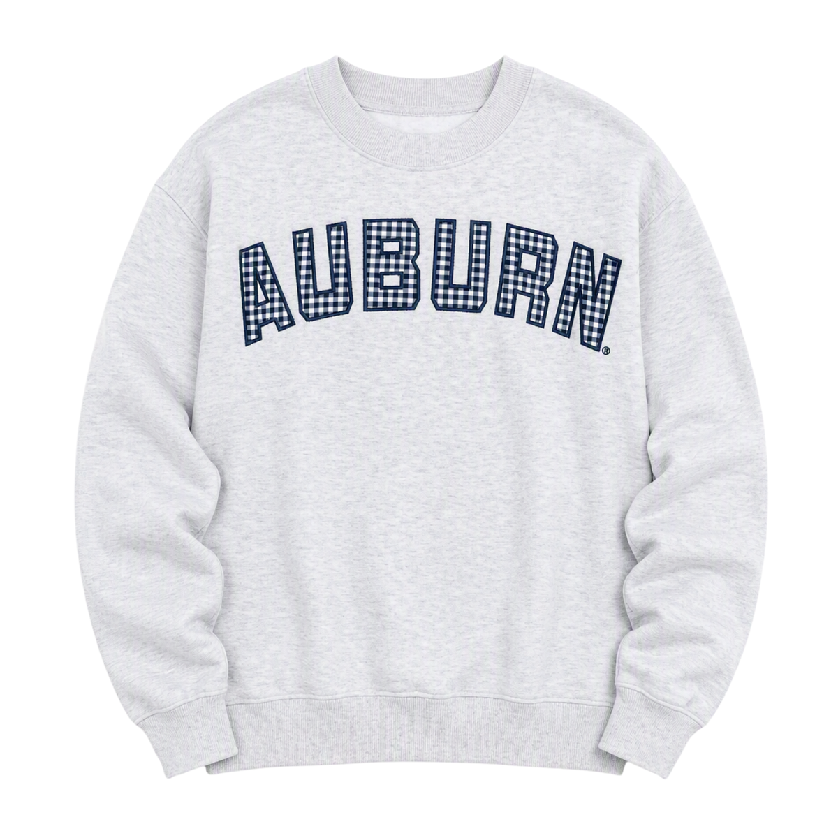 Women's Auburn Gingham Mallory Crewneck Sweatshirt