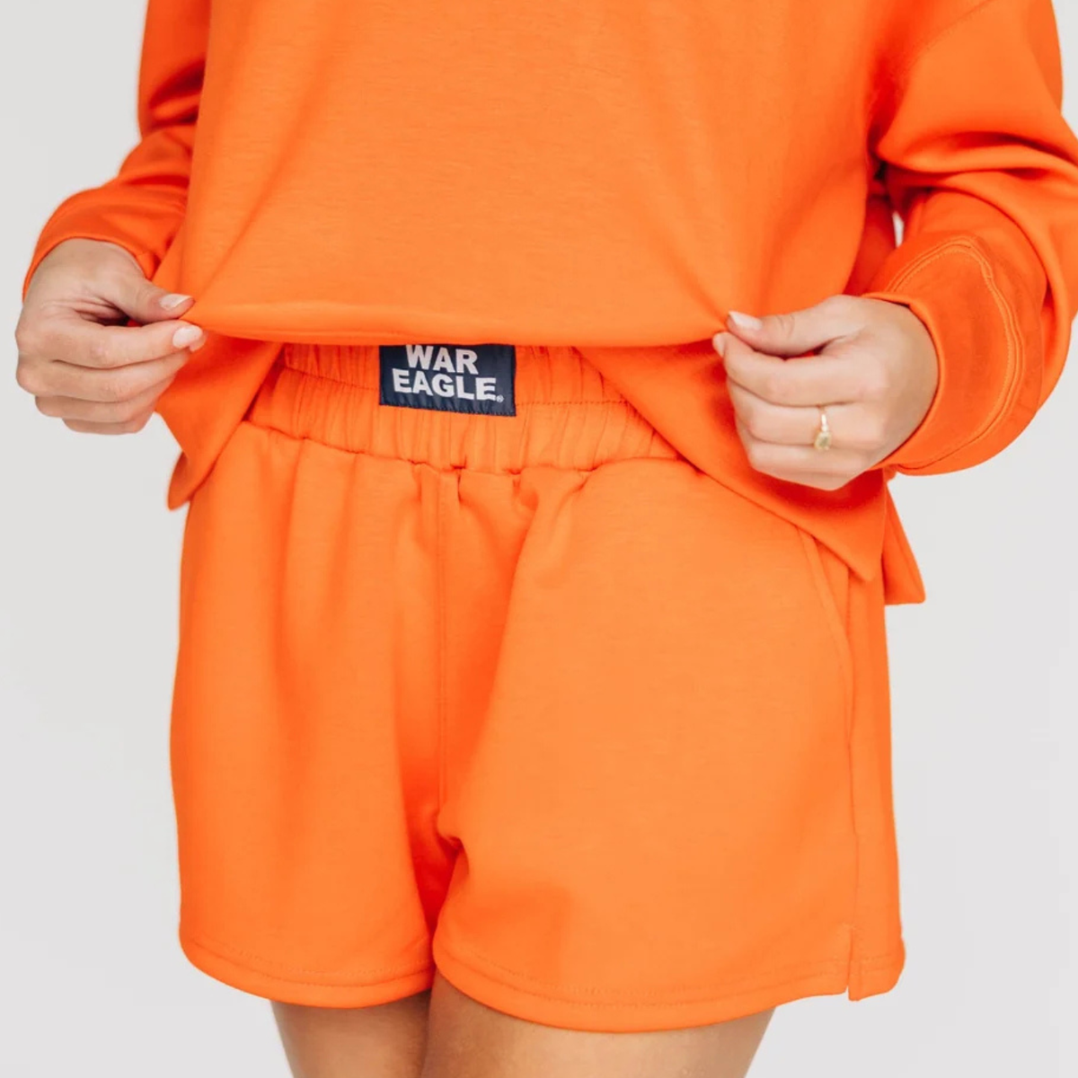 Women's Auburn Orange War Eagle Ava Airy Shorts