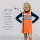 Infant Auburn Navy Classic Cheer Dress