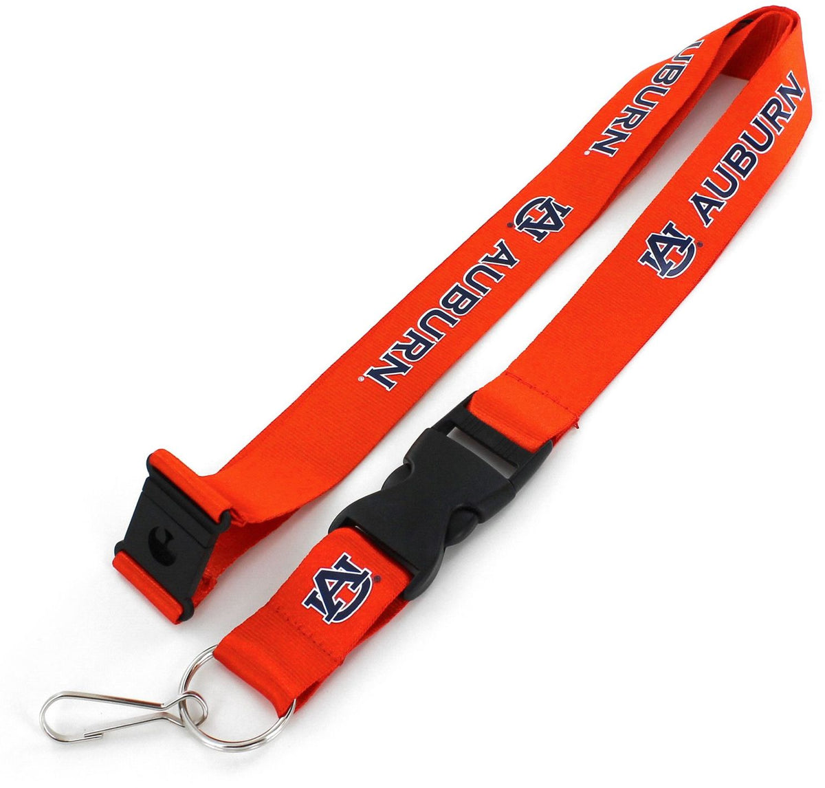 Auburn Orange Woodmark Lanyard